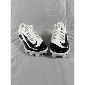 Nike React Baseball Shoes Mens Size 11.5 Black White Cleats FD6255-101 New
